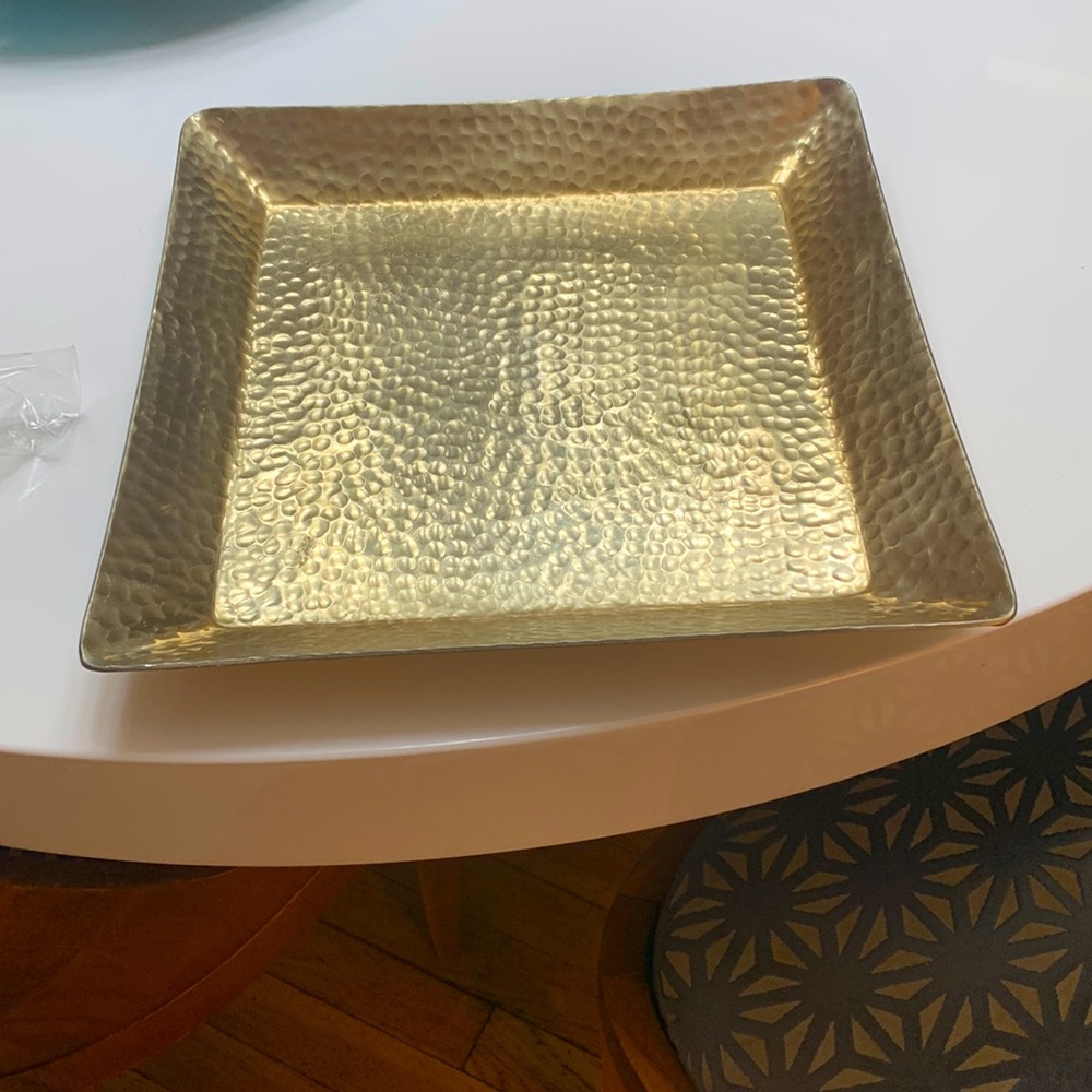 Decorative Serving tray square Gold